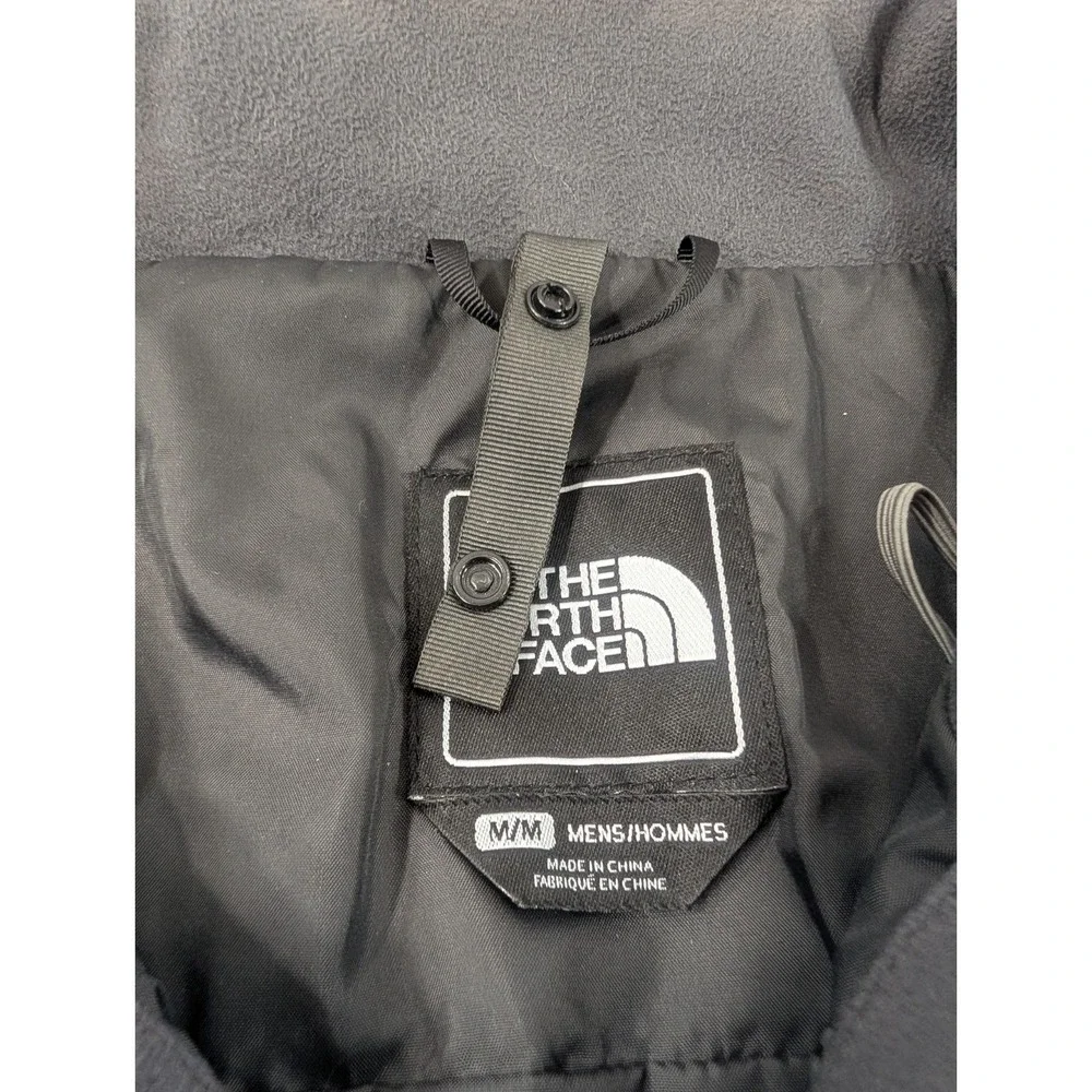The‎ North Face HyVent WATERPROOF Jacket Men's Size Medium Gray Black Zip Front